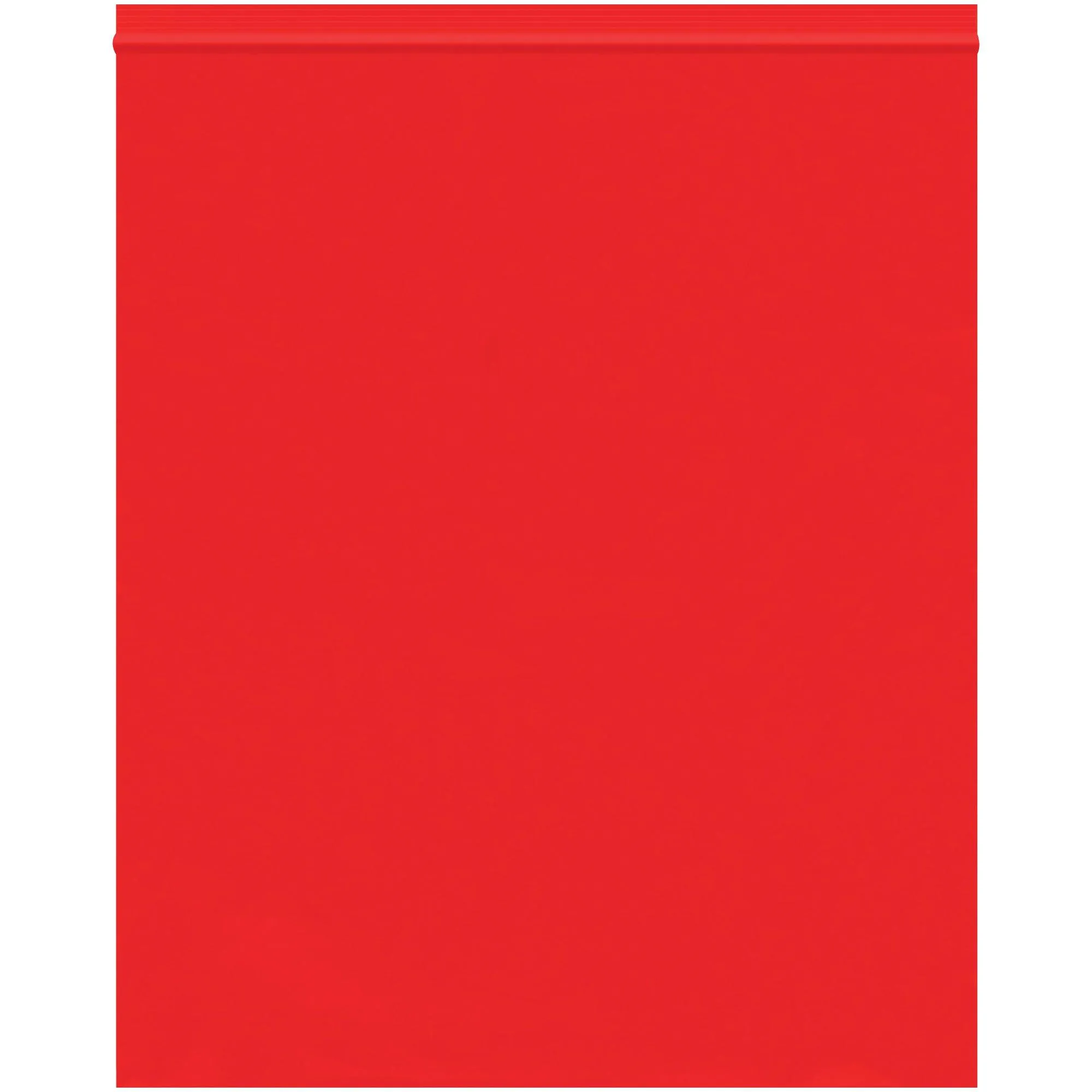 10 x 12" - 2 Mil Red Reclosable Poly Bags