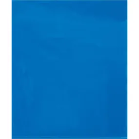 15 x 18" - 2 Mil Blue Flat Poly Bags