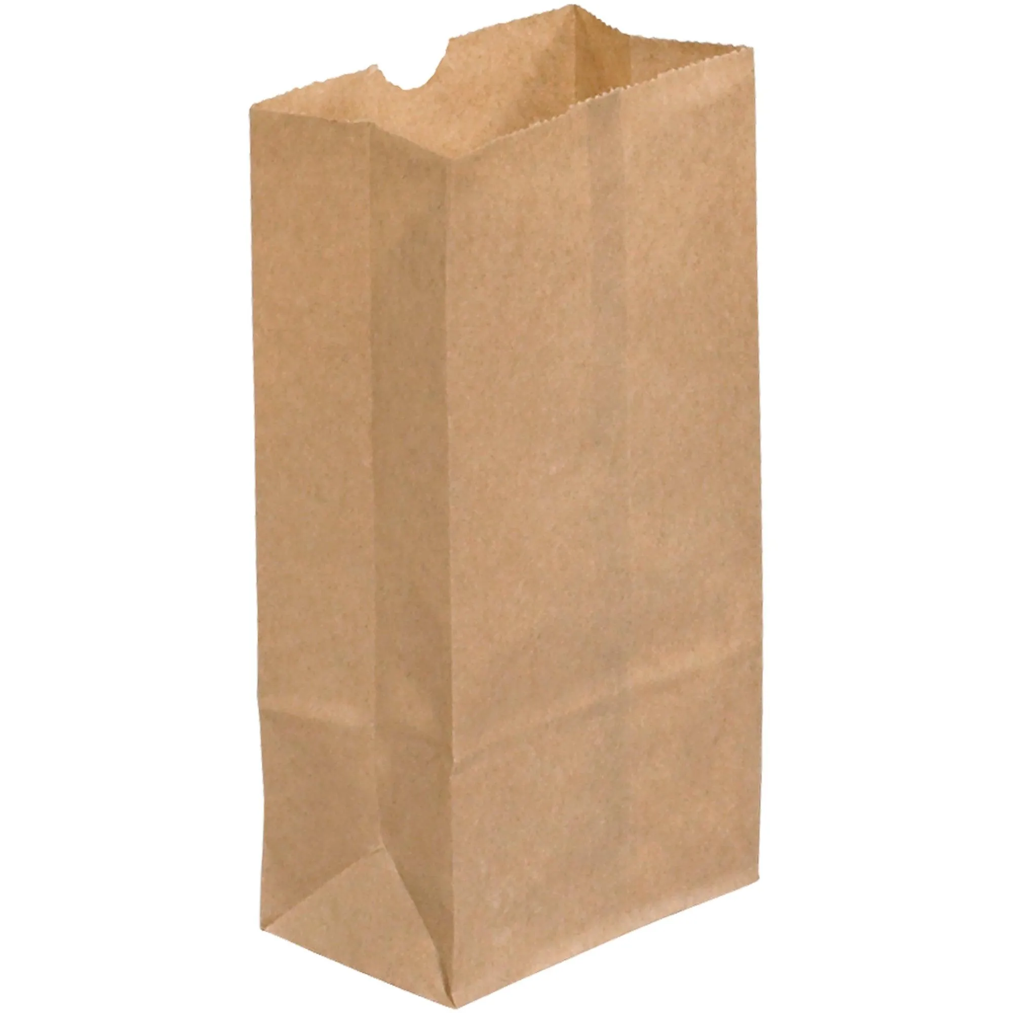 3 x 1 7/8 x 5 7/8" Kraft Grocery Bags