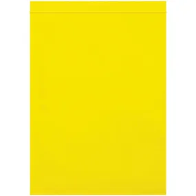 9 x 12" - 2 Mil Yellow Reclosable Poly Bags