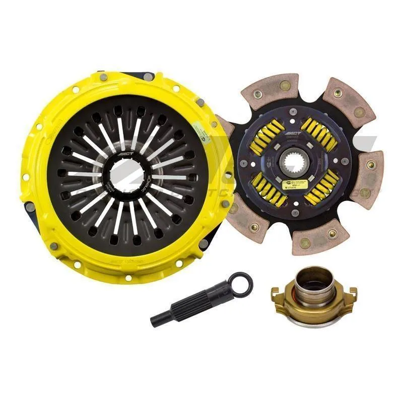 ACT 6 Puck Sprung Disc Clutch Kit | 2008-2015 Mitsubishi Evo X GSR (ME3-HDG6)