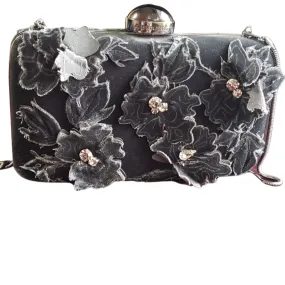 Alberta Feretti Limited Edition Box Velvet Florette Clutch