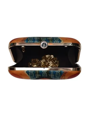 Artklim Glamourous Girl Printed Clutch