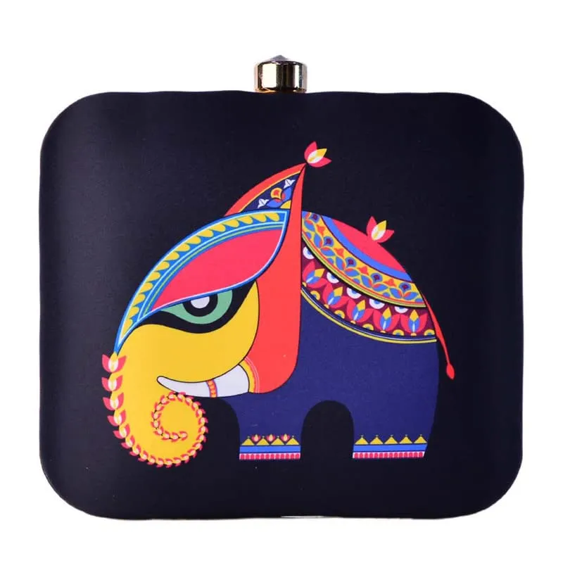 Artklim Unique Elephant Printed Clutch