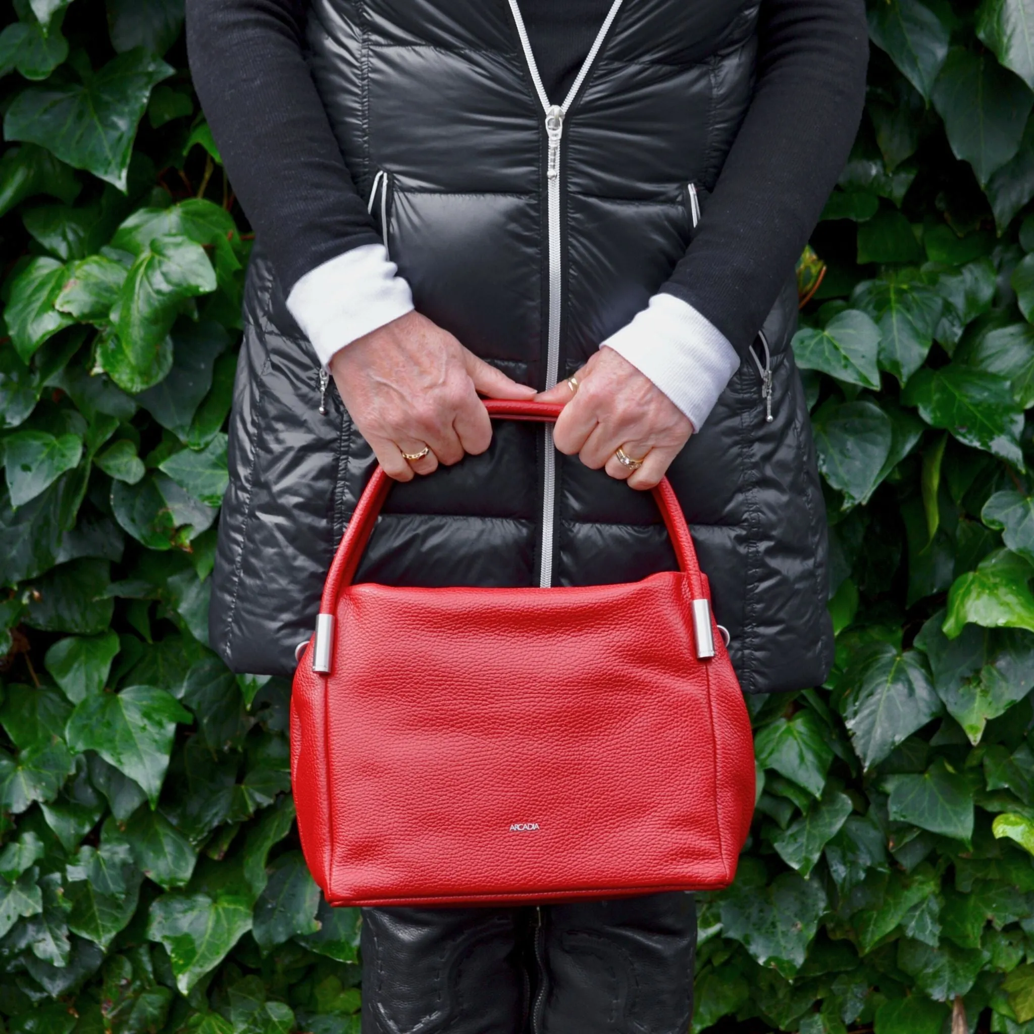 Arvella Luxury Italian Leather Bag, Made in Italy