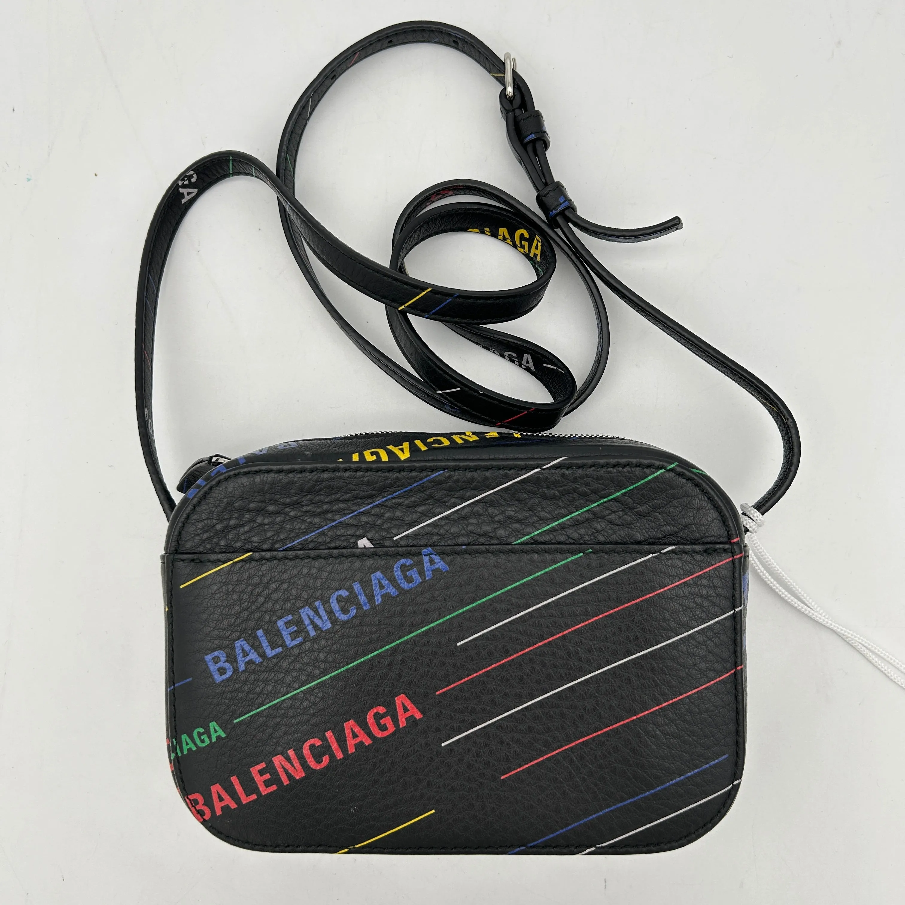 Balenciaga Everyday Multicolor Leather Camera Bag XS