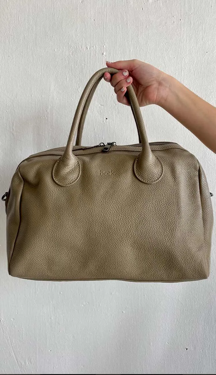 Beck Leather Hayes Bag - Mushroom Light Taupe