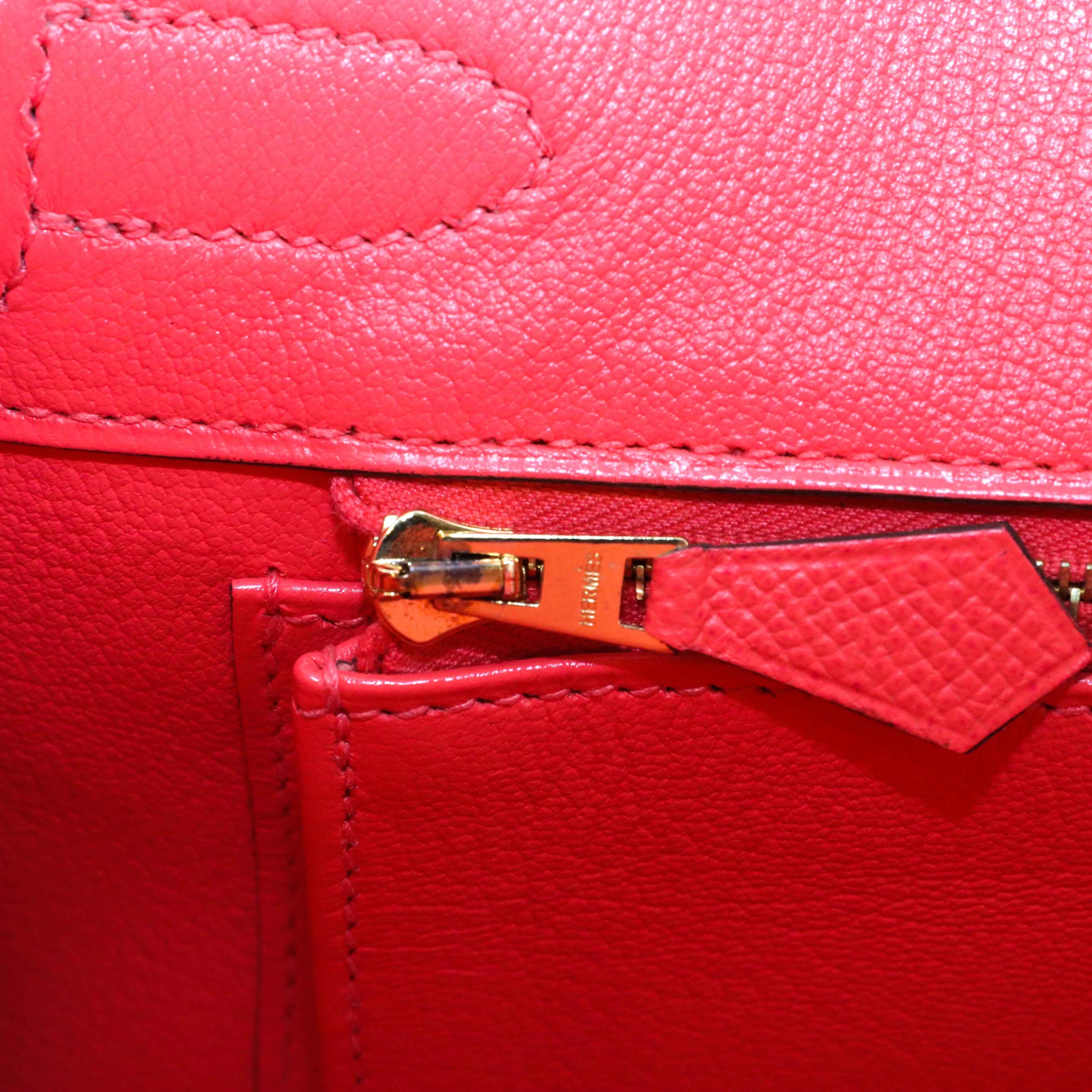 Birkin 30 Rose Jaipur in Epsom Leather GHW