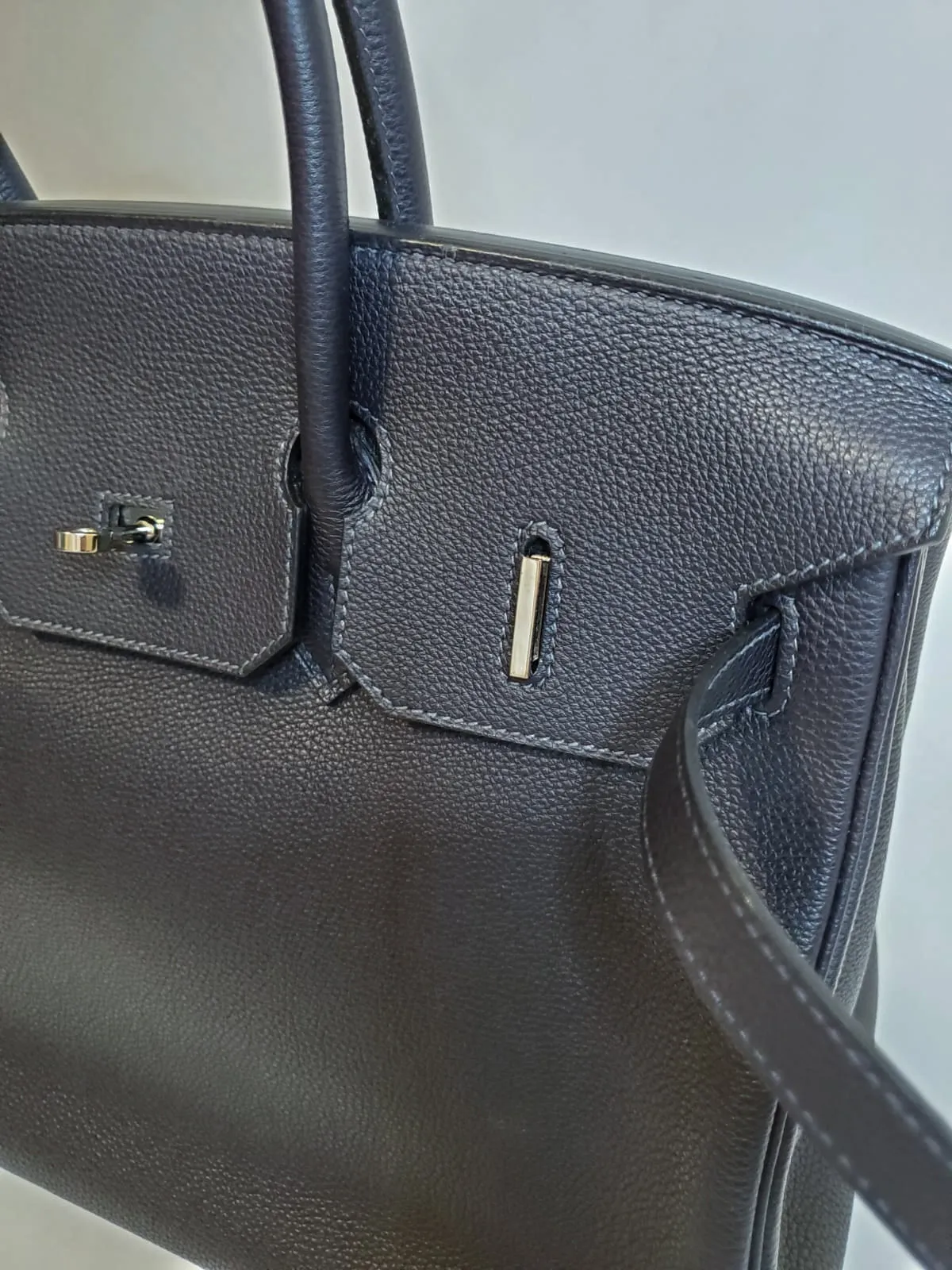 Birkin 35 Togo Leather in Bleu Indigo with PHW