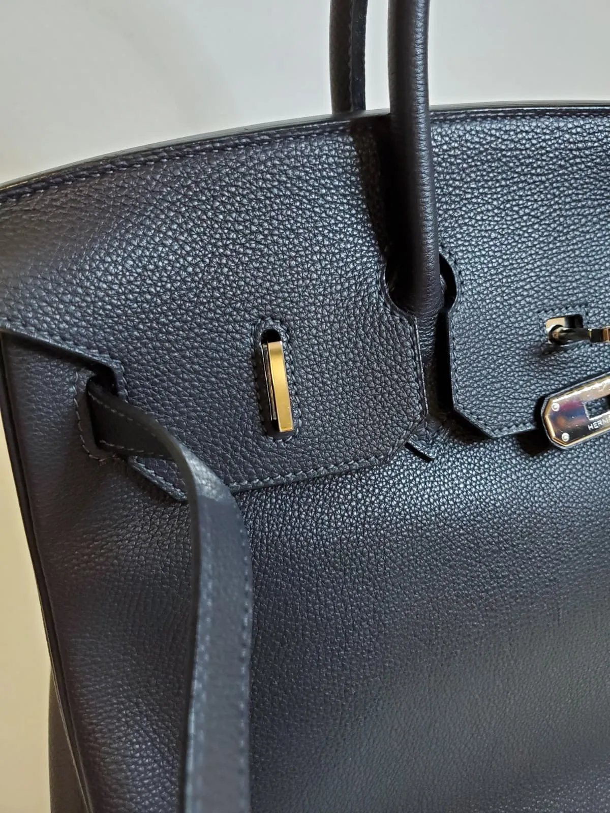 Birkin 35 Togo Leather in Bleu Indigo with PHW