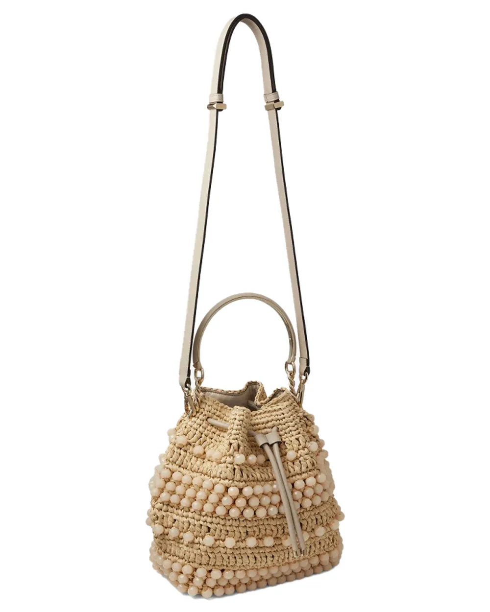 Bon Bon Bucket Bag in Natural Gold