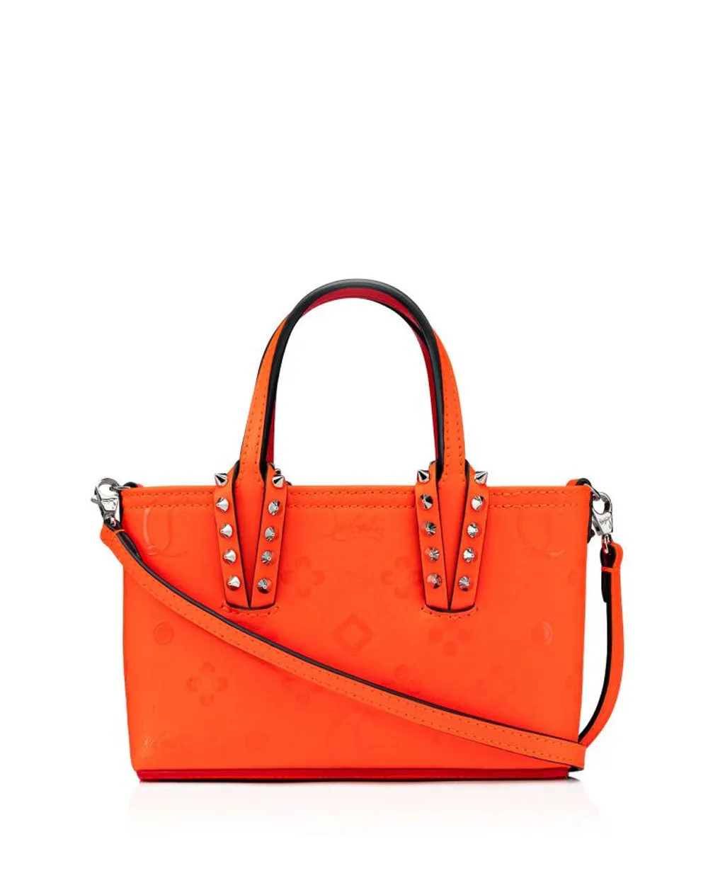 Cabata Nano Calf Leather Tote Bag in Fluo Orange