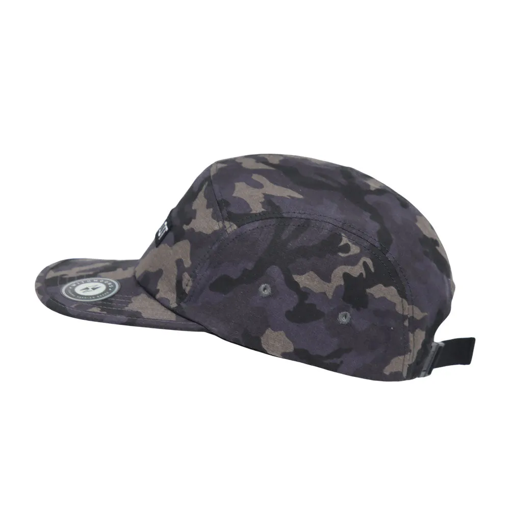 Camouflage Military Street Cap Cotton Camp Cap Lightweight 5 Panel Flat Bill Trail Hat CT21448