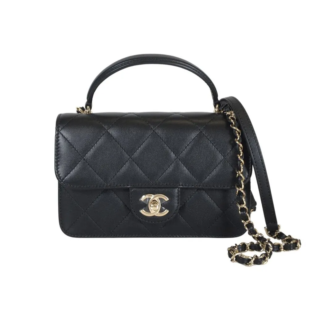 Chanel Mini Top Handle Flap