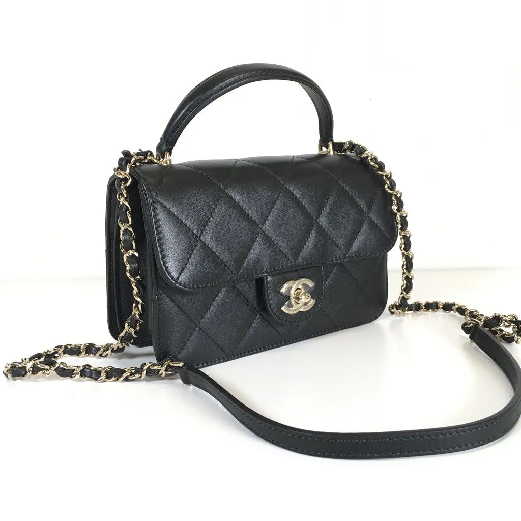 Chanel Mini Top Handle Flap