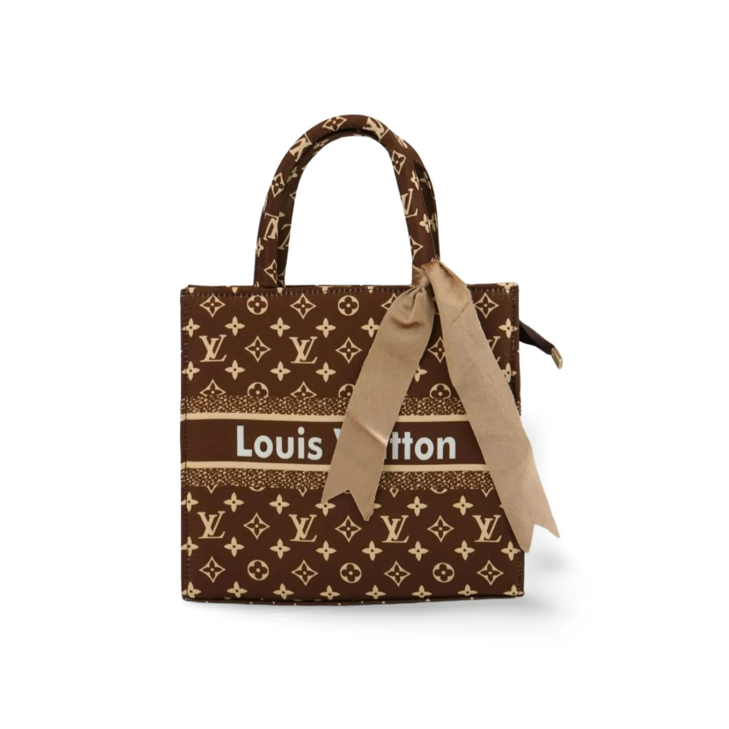 Designer Tote Bag with Detachable Bow