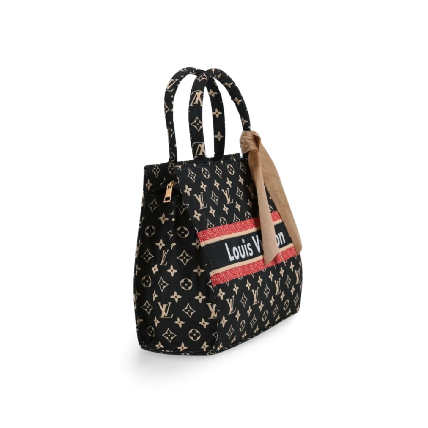 Designer Tote Bag with Detachable Bow