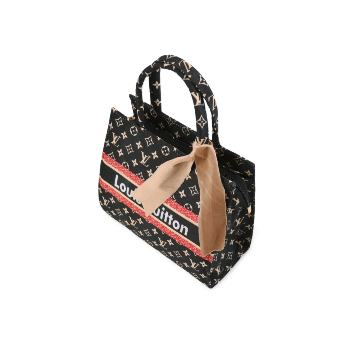 Designer Tote Bag with Detachable Bow