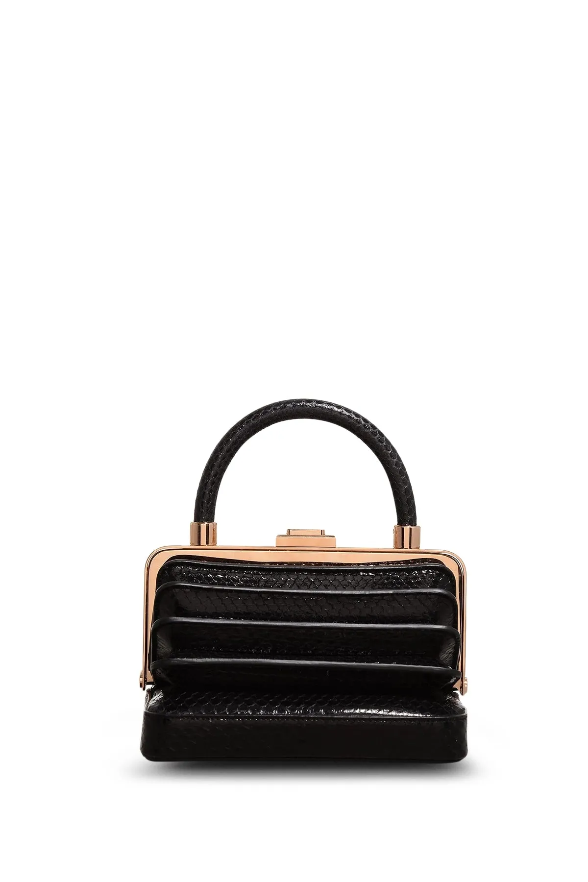 Diana Bag in Black Snakeskin