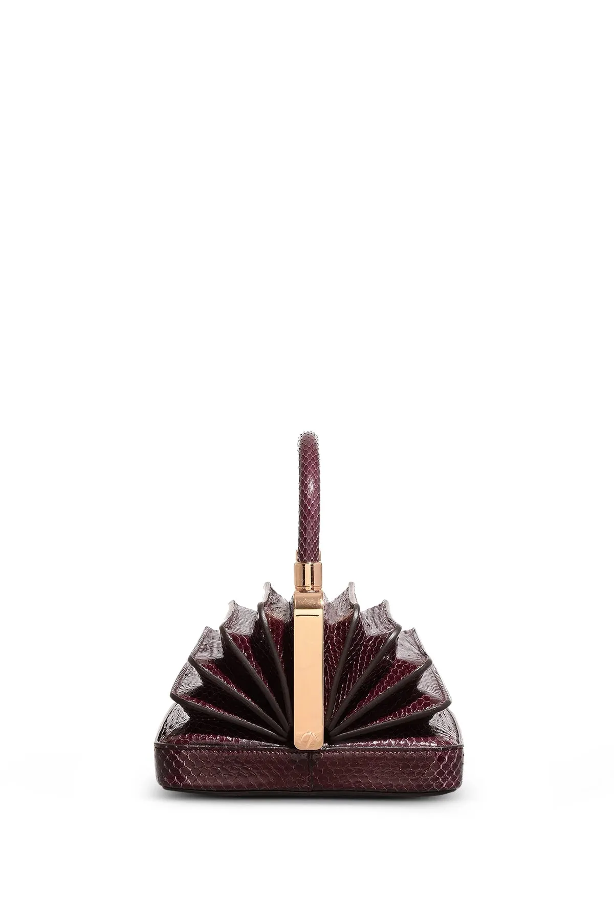 Diana Bag in Bordeaux Snakeskin