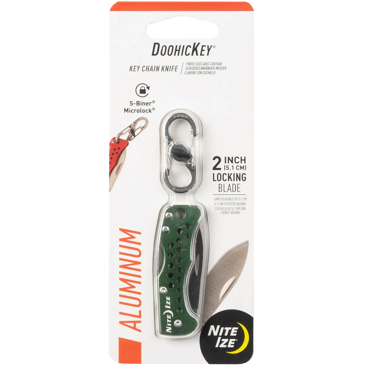 DoohicKey Key Chain Knife Olive