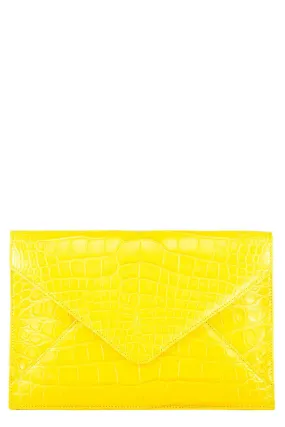 Envelope Clutch - Canary