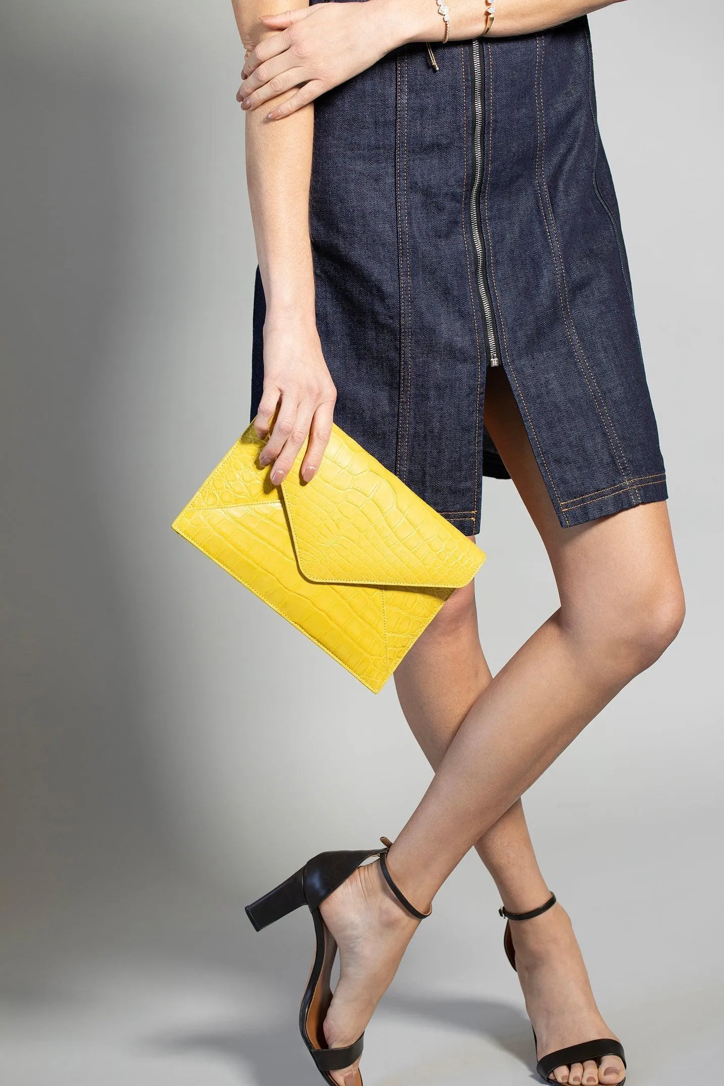 Envelope Clutch - Canary