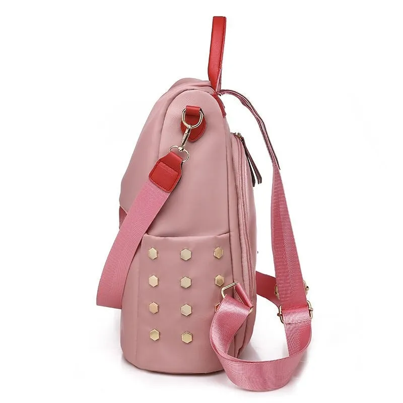 Fashion Rivets Backpack For Girls