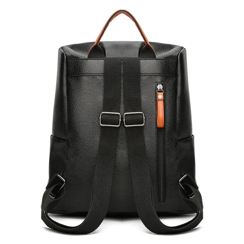 Fashion Women's  Embroidered PU Leather Backpacks