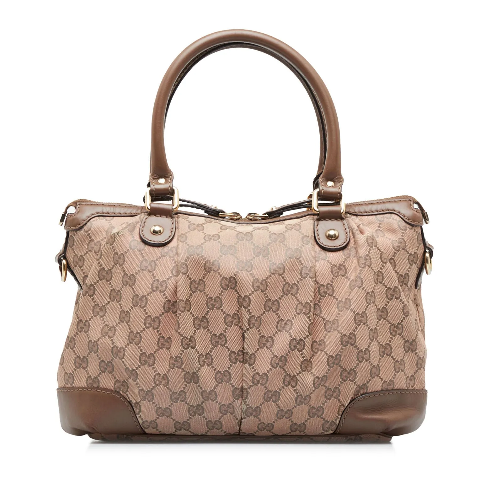 Gucci Gg Sukey Brown Light Canvas