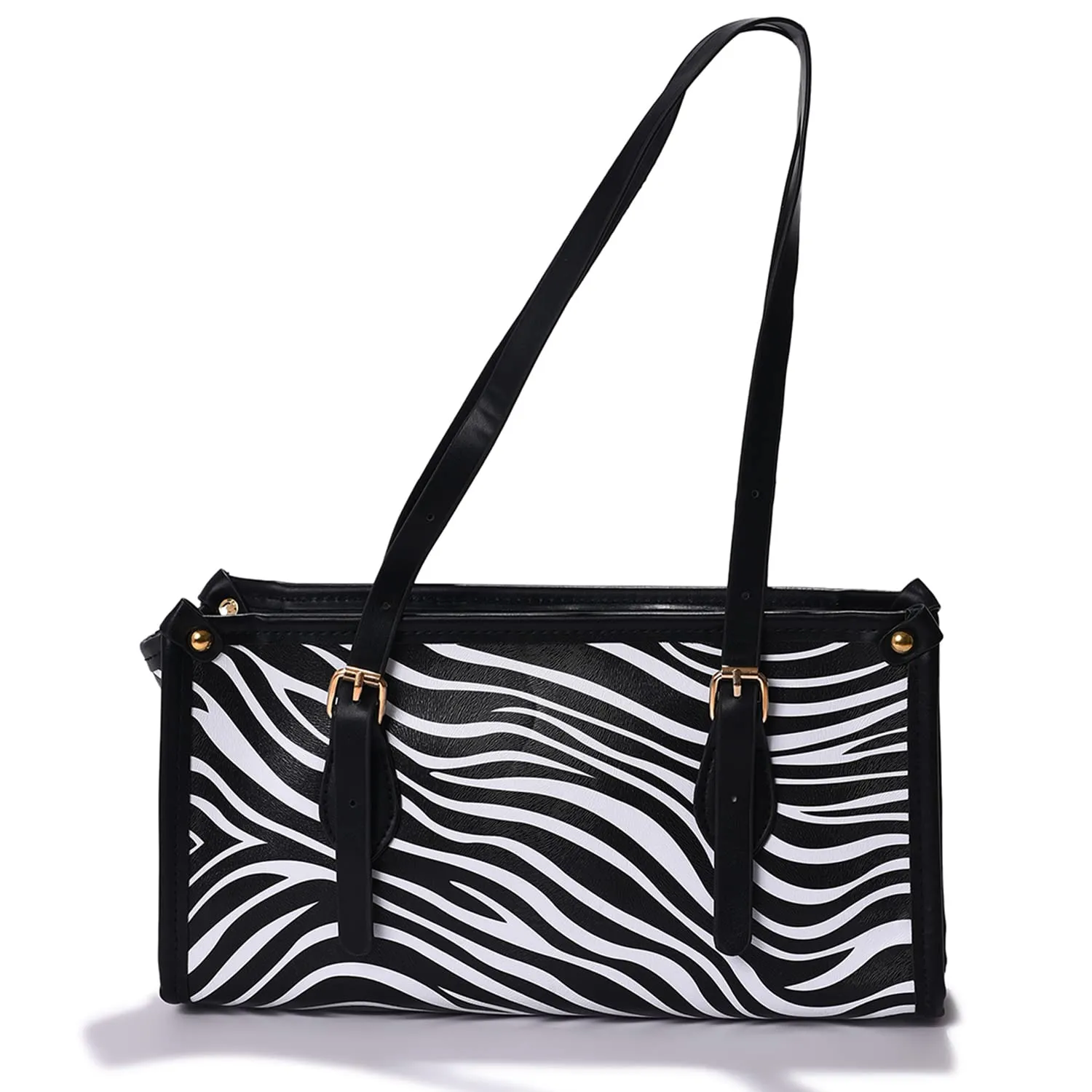 Haute Sauce Striped Hand Bag with Zip Lock (AZ_HSHB1019)