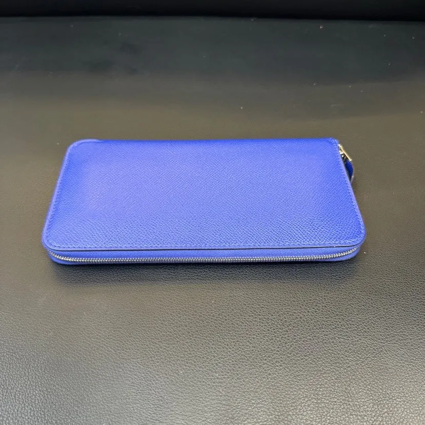 Hermes Blue Wallet Card Holder