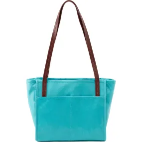 Hobo Chance Satchel Aqua Vintage Hide Leather