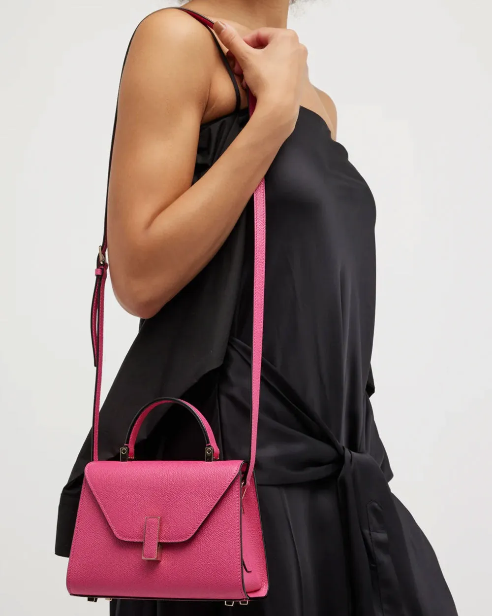 Iside Mirco Top Handle Bag in Bubblegum