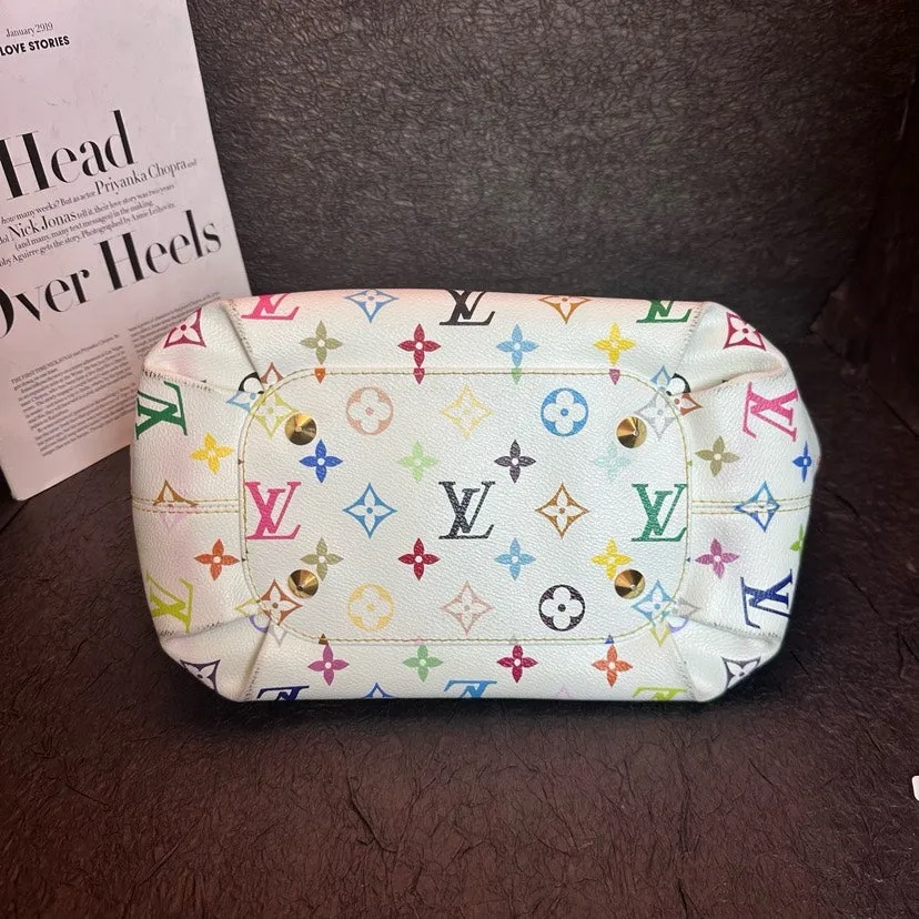 Louis Vuitton Multicolor Monogram Bow Handbag 27cm