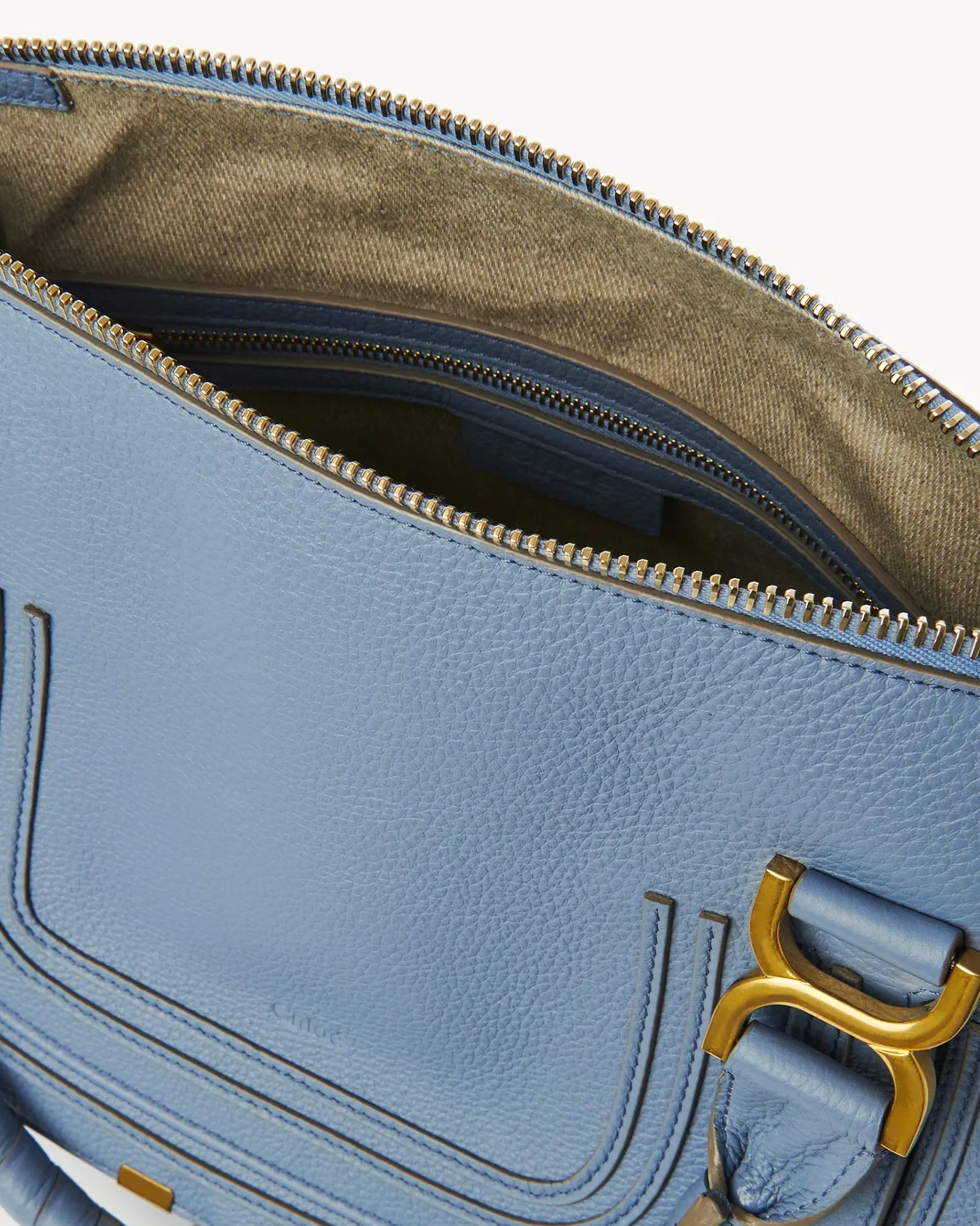 Marcie Small Double Carry Satchel in Shady Cobalt