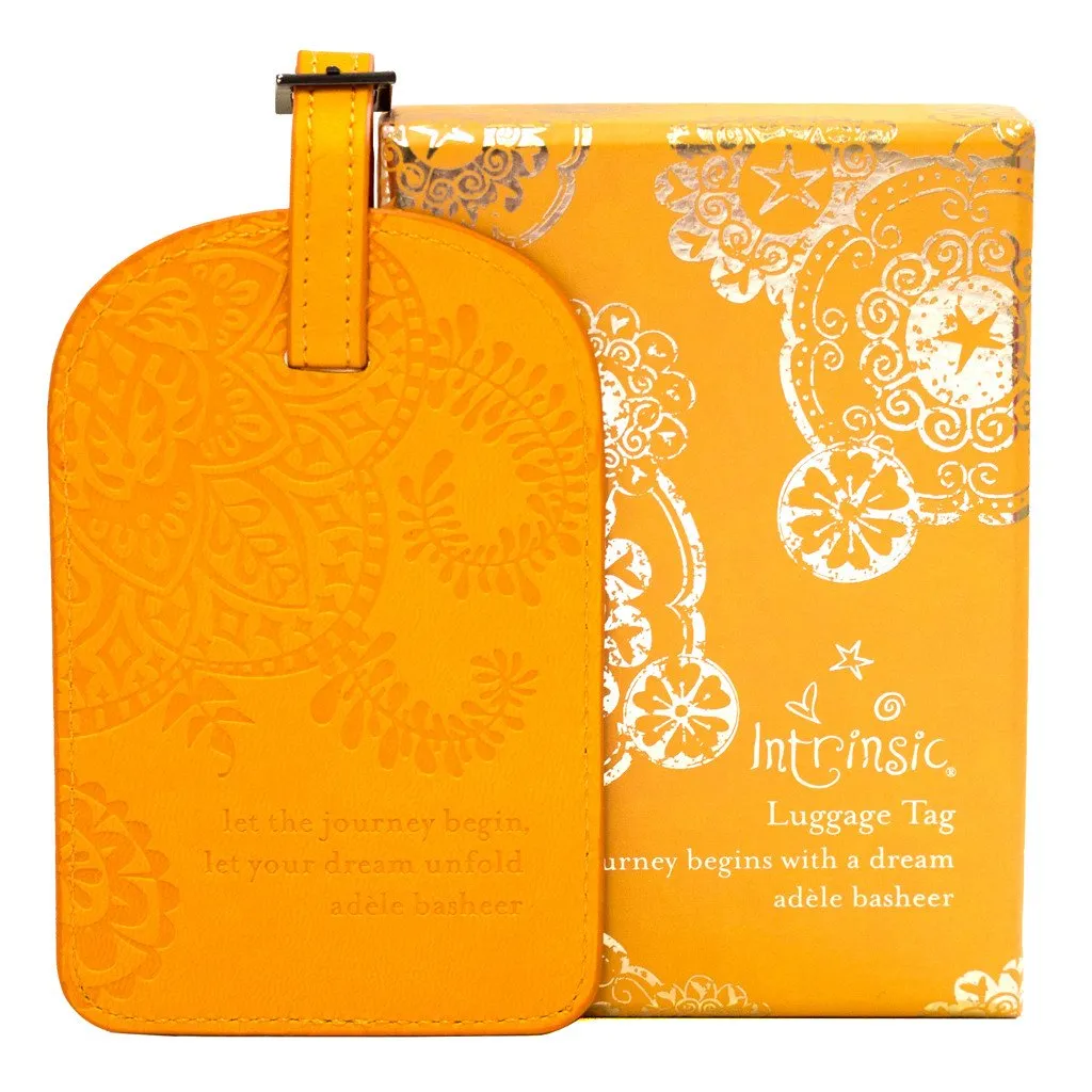 Marigold Yellow Luggage Tag