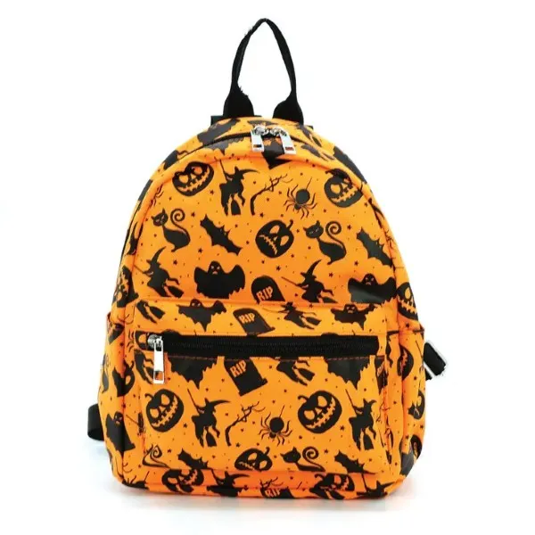 Mini Backpack - Halloween Collage