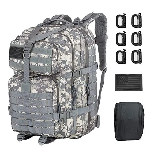 MROYALE™ 45L Tactical Outdoor Hiking Bag | 3 Day Bug Out Army MOLLE Backpack Rucksack