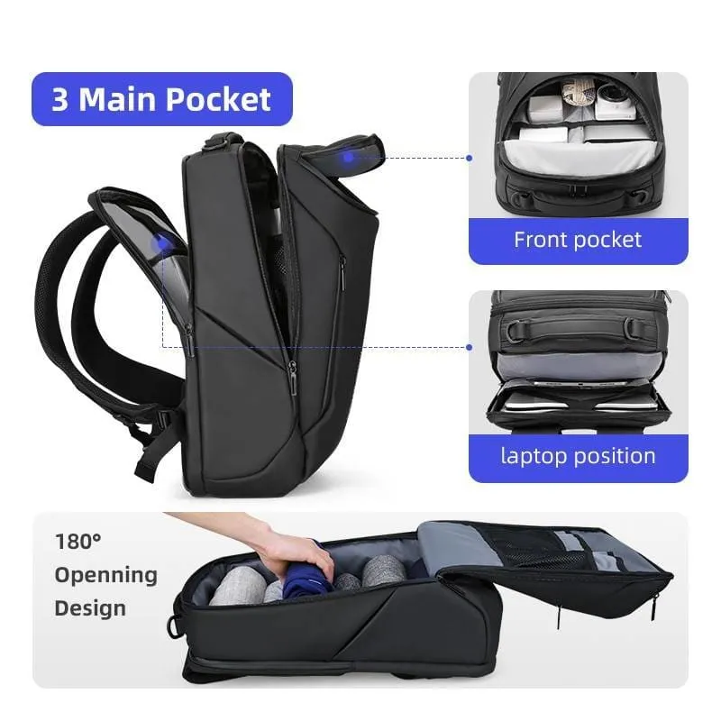 Multifunctional Anti-thief Fashion Men Backpack