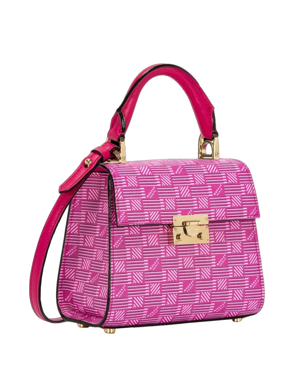 Mune BB Top Handle Bag in Fuchsia