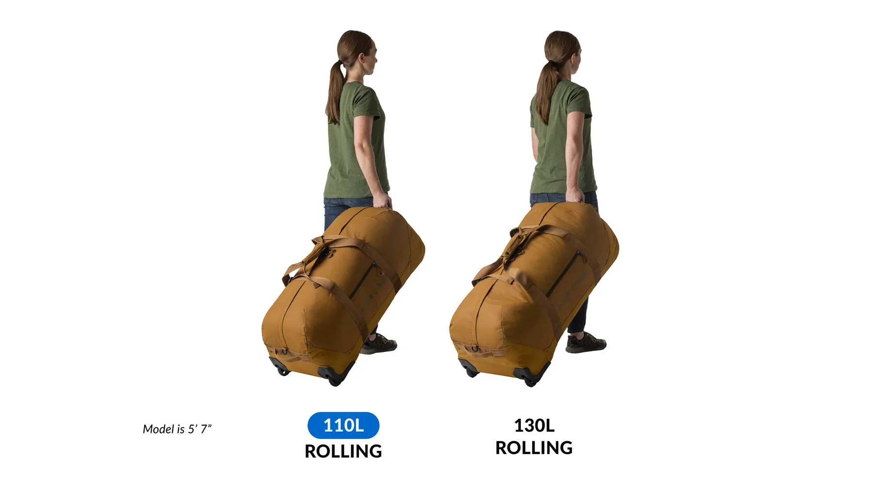 No Matter What 110L Rolling Duffel Bag