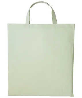 Pastel MInt - Cotton shopper short handle