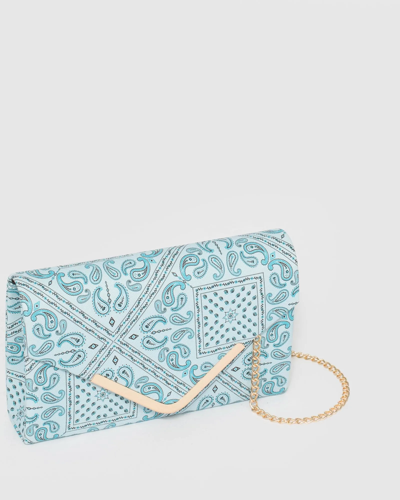 Print Lila Envelope Clutch Bag