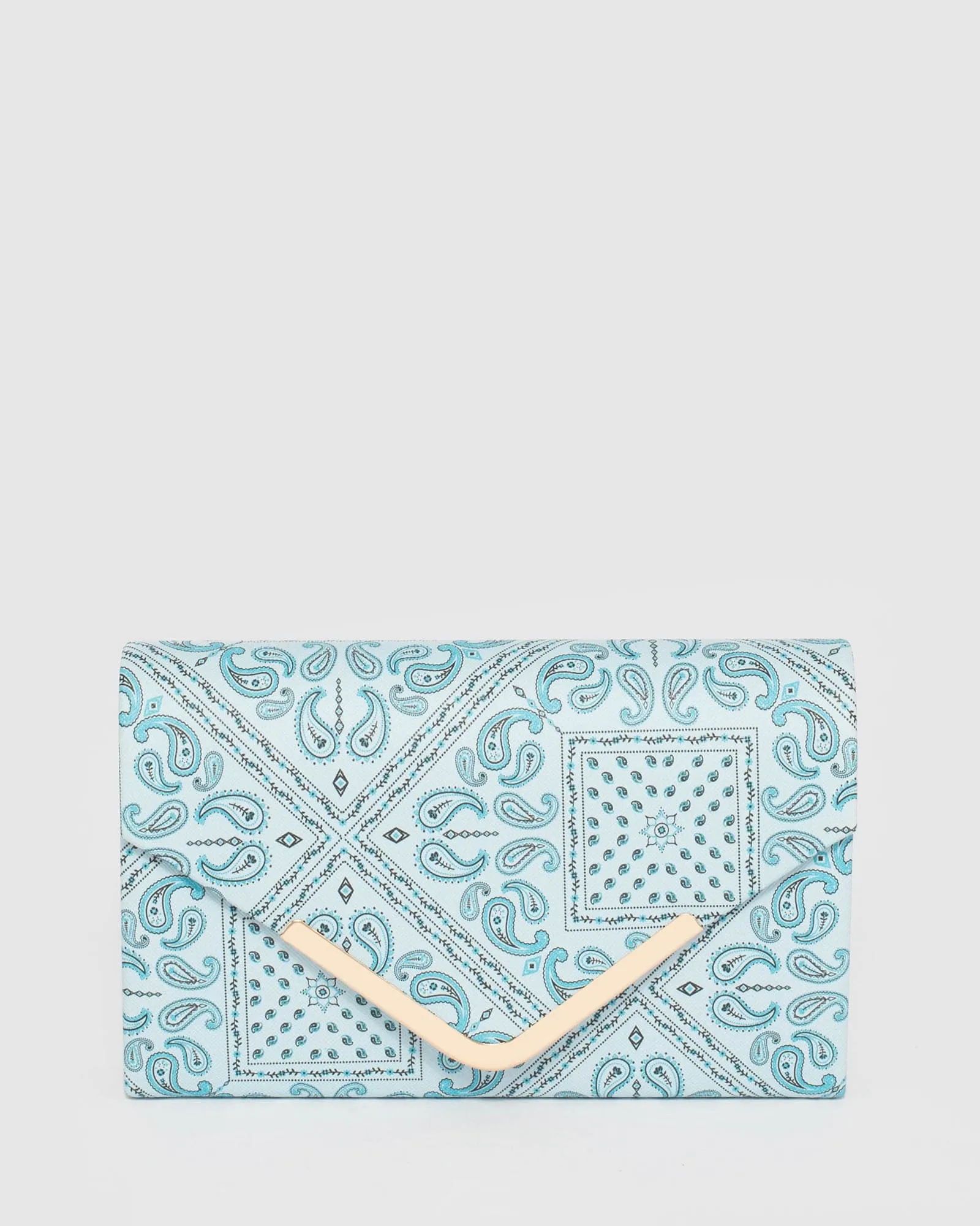 Print Lila Envelope Clutch Bag