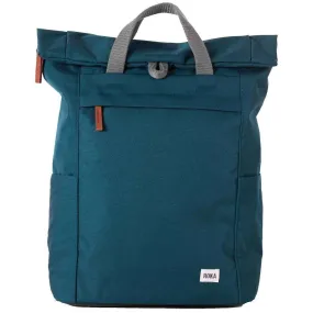 Roka Finchley A Large Sustainable Canvas Backpack - Teal