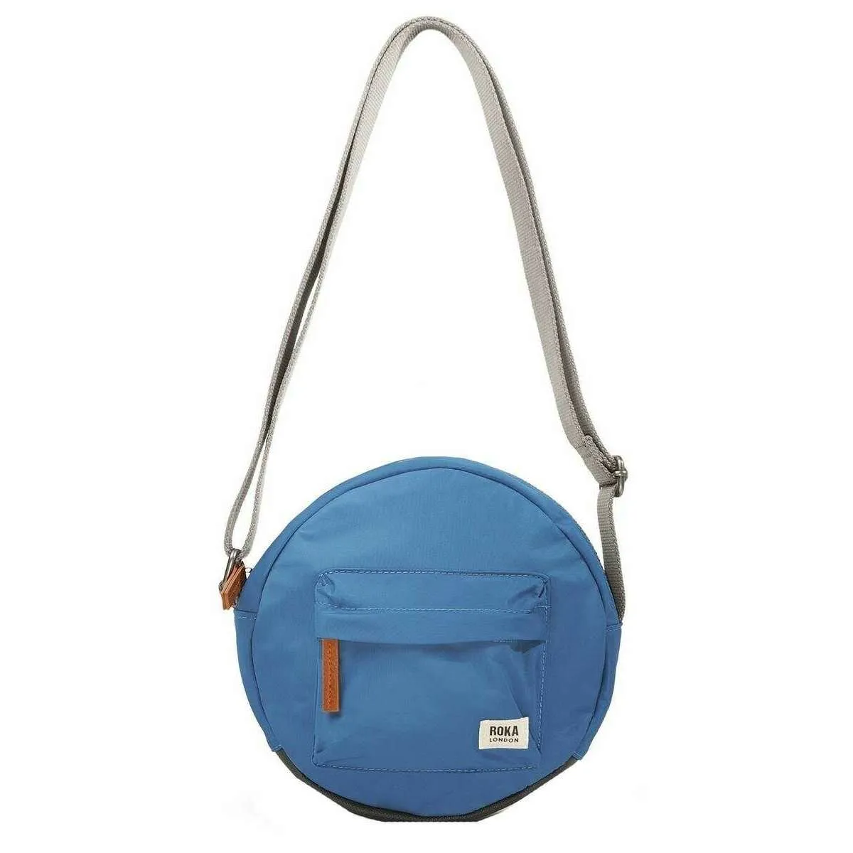 Roka Paddington B Small Sustainable Nylon Crossbody Bag - Seaport Blue