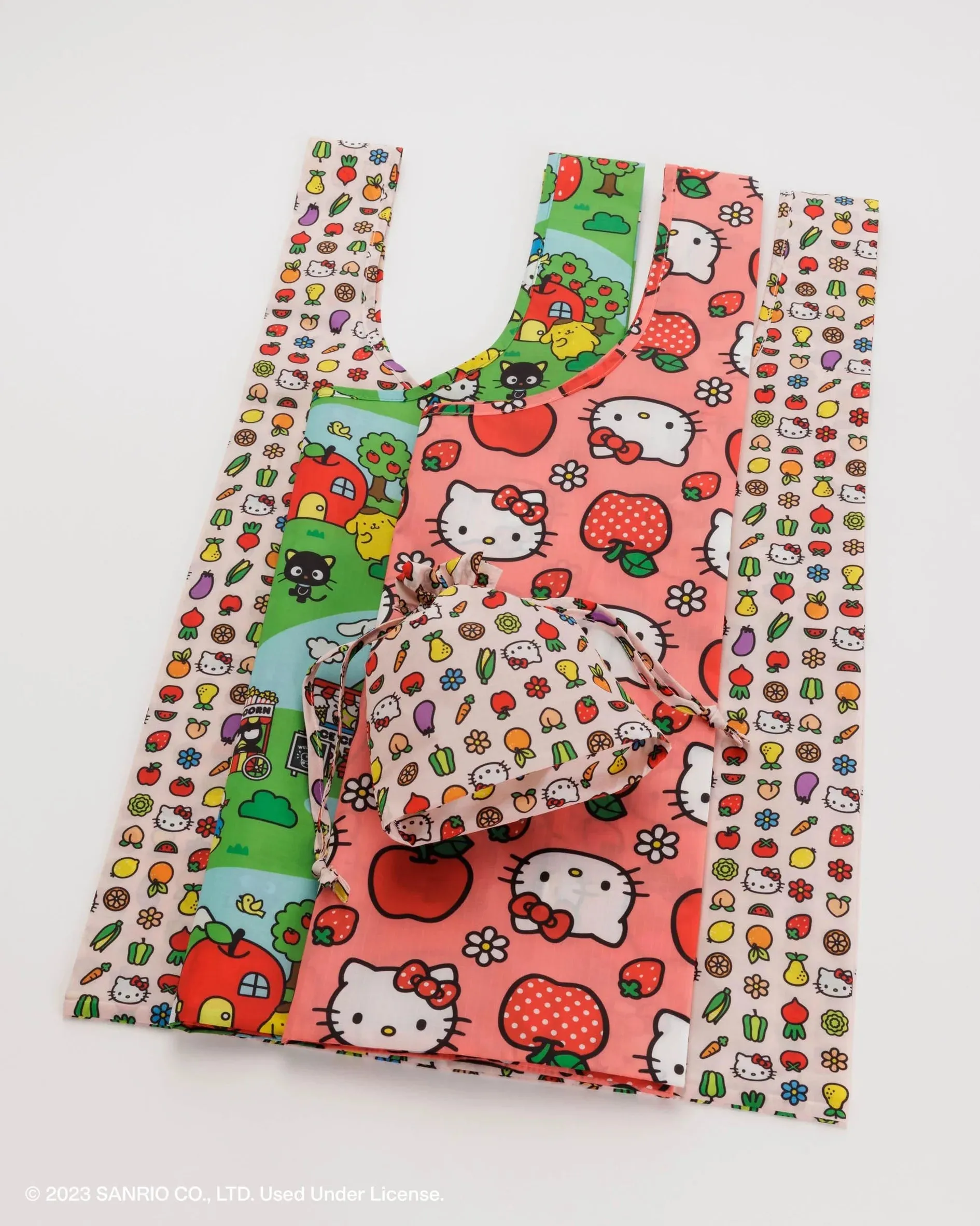 Standard Baggu Reusable Tote Set of 3 (more patterns)