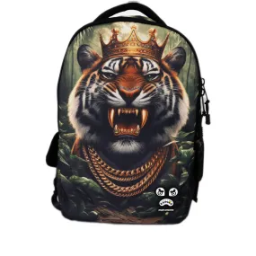 Streetz Iz Watchin King Of The Jungle Backpack - Black