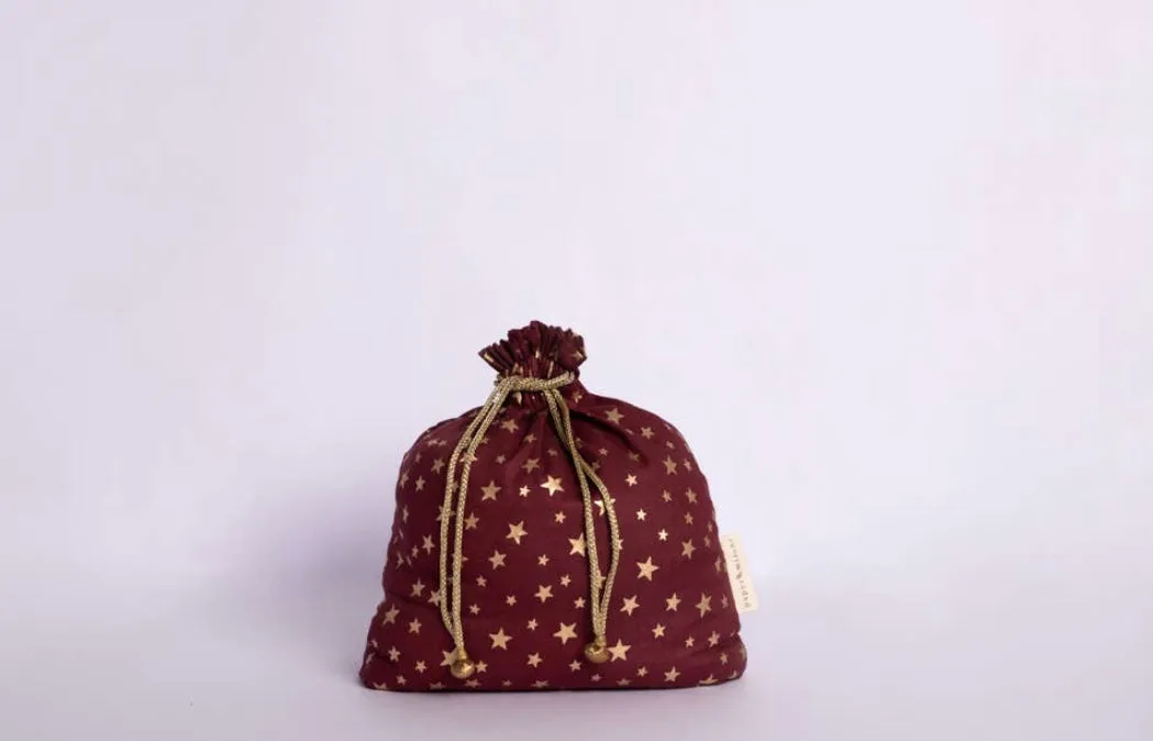 Sustainable Gift Wrap - Large Drawstring Bag